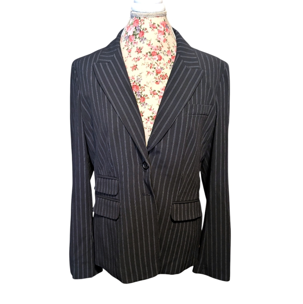 Moda International Pinstriped Blazer